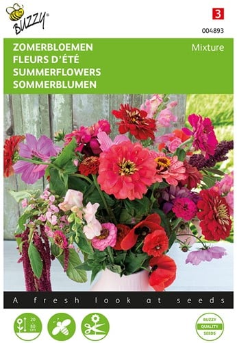 Fiori estivi Rosa e Rosso mix - Buzzy