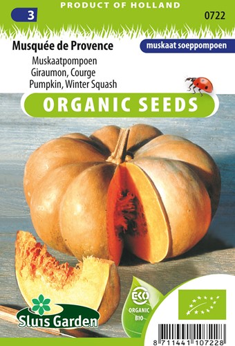 Zucca Musquée de Provence EKO - Sluis Garden Sementi Bio