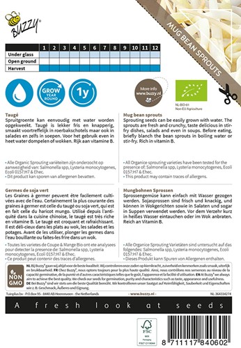 Organic sprouting Taugé BIO - Buzzy-2