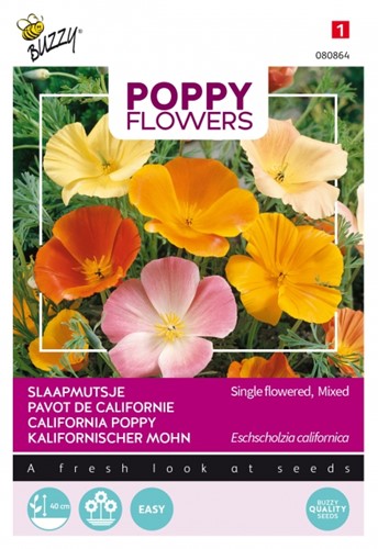 Selezione semi Papaveri del mondo - California (Papaver)