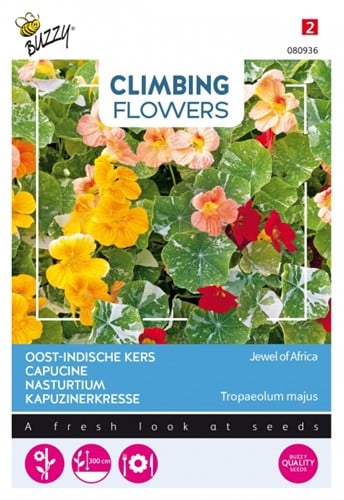 Selezione semi Piante Rampicanti Nasturzio 'Jewel of Africa' (Tropaeolum)