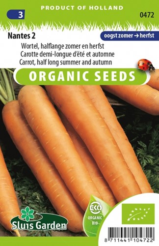 Carota Nantes 2 EKO - Daucus carota