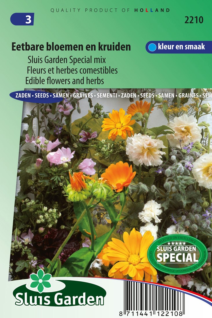 Miscela speciale: erbe e fiori edibili - Sluis Garden