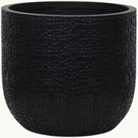 Bloempot Capi Nature Skin Bol Antraciet Ø17cm - 15cm