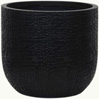 Vaso Capi Nature Skin Rotondo Antracite - Ø14cm - 13cm