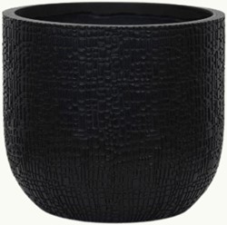 Bloempot Capi Nature Skin Bol Antraciet Ø14cm - 13cm
