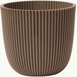 Vaso Capi Nature Groove Taupe Caldo Ø25 cm