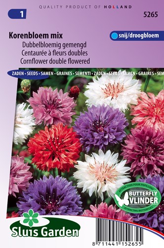 Fiordaliso a fiore doppio mix  - Centaurea cyanus