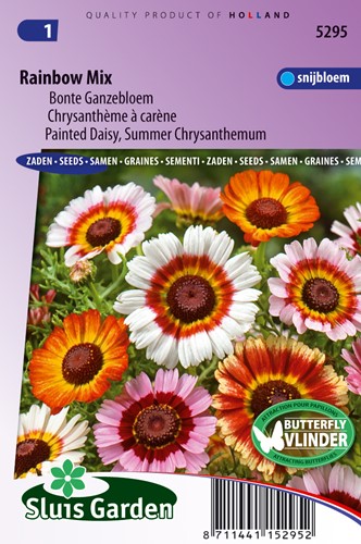 Crisantemo ‘Rainbow’ Mix (Chrysanthemum Carinatum)