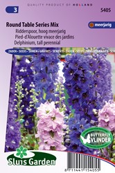 Assortimento di Speronella Round Table Seraies - Delphinium