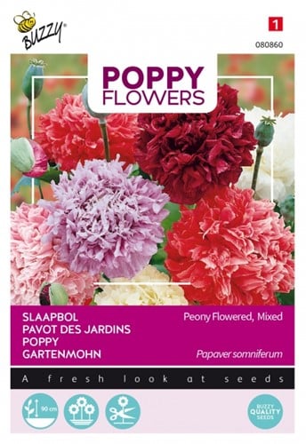 Selezione semi Papaveri del mondo - Papavero a fior di peonia