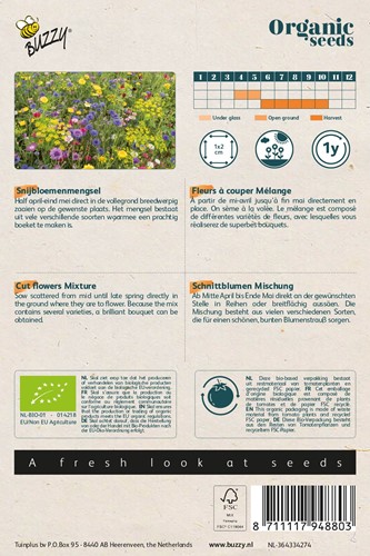 Snijbloemenmengsel – Buzzy Organic Seeds-2