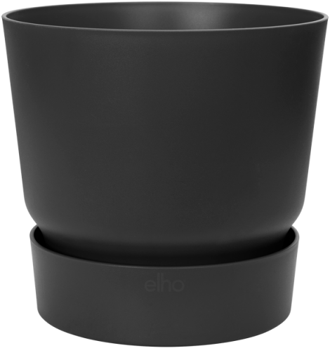 Vaso decorativo Greenville Round 30 cm Nero - Elho
