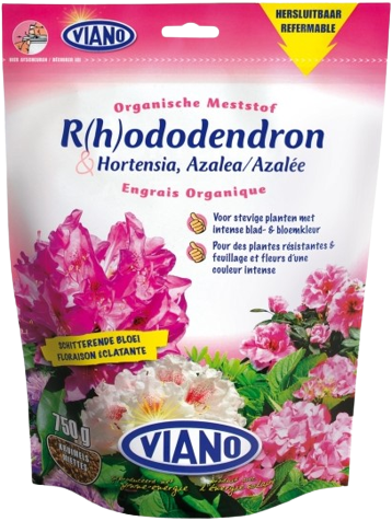 Rododendron & Ortensia, Azalea: Fertilizzante Organico 750 gr Doypack - Viano
