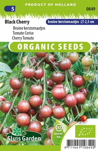 Bruine kerstomaat Black Cherry EKO