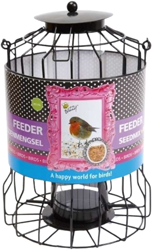 Gabbia dispenser semi per uccelli - Buzzy