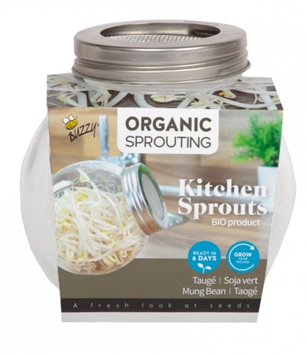 Organic sprouting Germogli di soja verde BIO - Buzzy