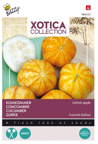 Selezione di Semi Ortaggi Speciali (Buzzy): Cetriolo 'Mela-Limone'