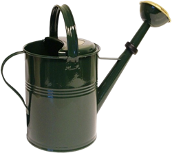 Gieter Metaal Rond 9 liter Groen