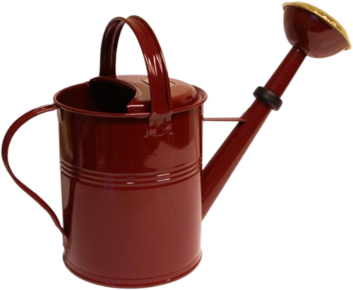 Annaffiatoio Metallo Rotondo 5 litri - Rosso