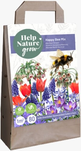 Borsa Api Felici – 80 Bulbi di Fiori Amici delle Api