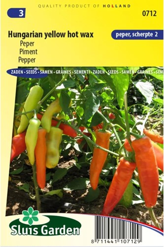 Peperoncino Hungarian Hot Wax - Capsicum annuum