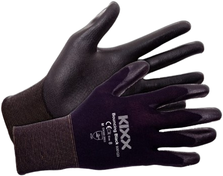 Kixx Glove Bouncing Black size 10 black (gentleman)