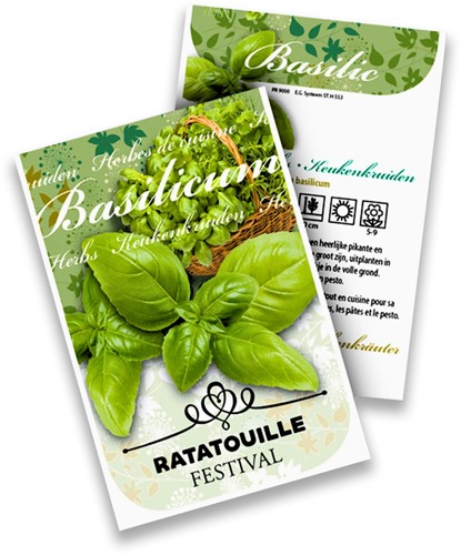 Basilicum Keukenkruiden zakjes persoonlijk bedrukt 50 stuks-2