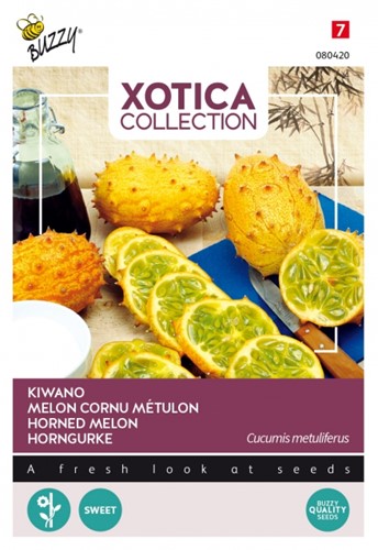 Selezione di semi per ortaggi dal mondo: Kiwano (Cucumis metuliferus)