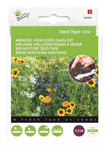 Mengsel voor Bijen Zaadlint – Buzzy Seed Tape