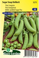 Pisello Sugar Snap Delikett - Pisum sativum-2