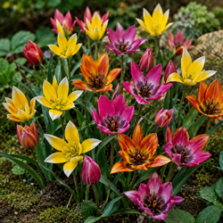 Assortimento misto di Tulipani Botanici - Tulipa